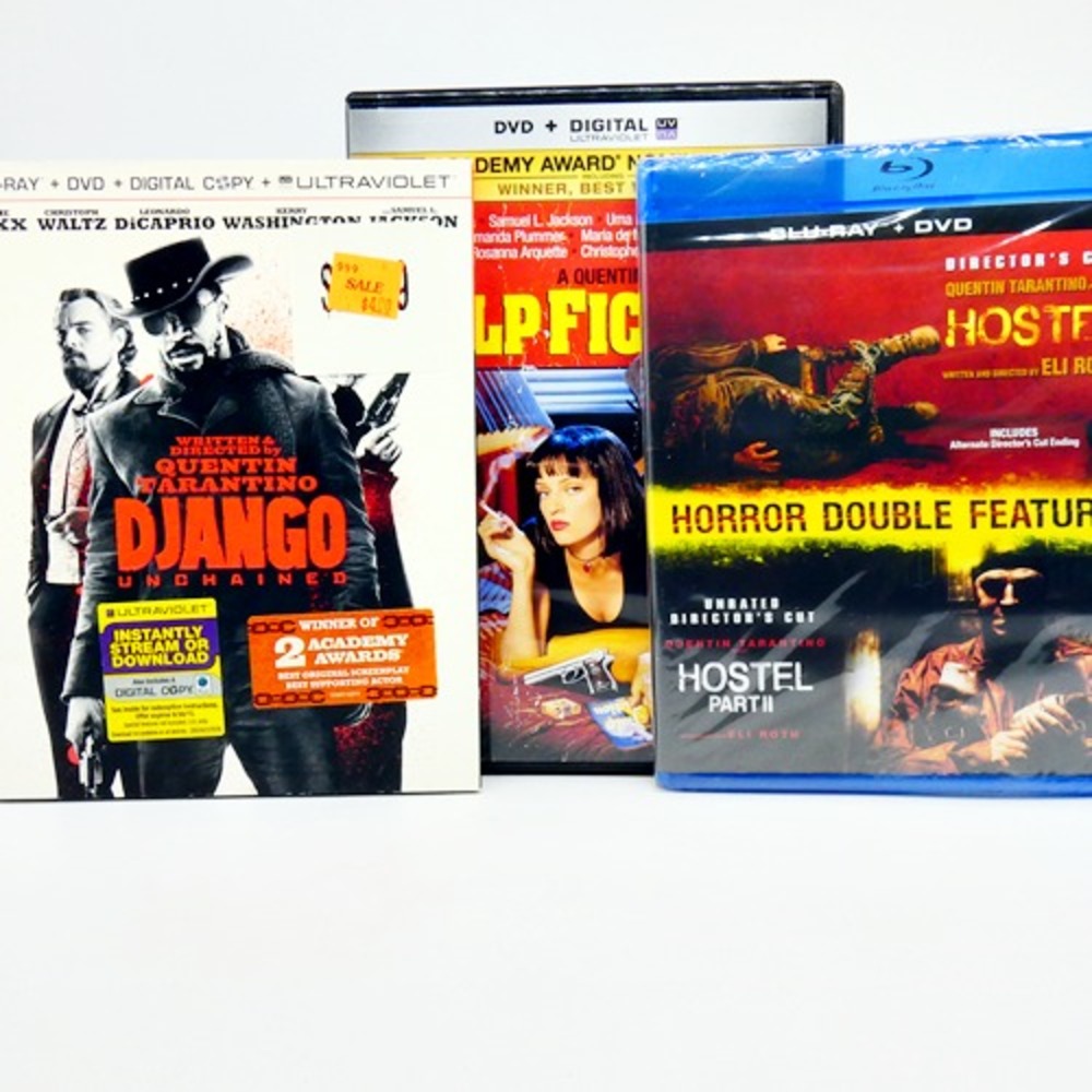 Quentin Tarantino Blu-ray DVD Lot True Romance Django Kill Bill Pulp Fiction - Picture 2 of 11